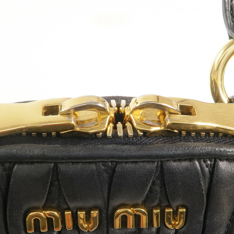 Miu Miu 羊皮皮革2 Way Shoulder金扣手挽肩背兩用袋-9