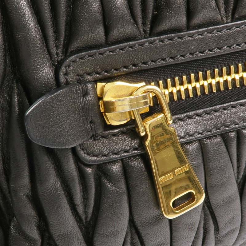 Miu Miu 羊皮皮革2 Way Shoulder金扣手挽肩背兩用袋-10