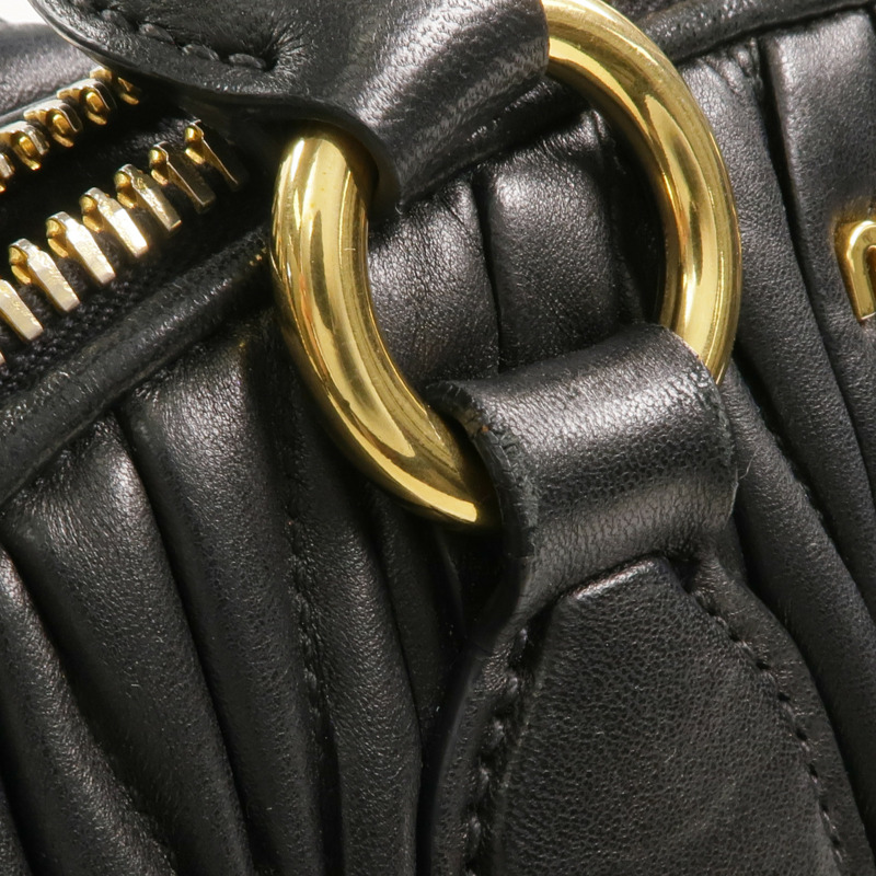 Miu Miu 羊皮皮革2 Way Shoulder金扣手挽肩背兩用袋-11