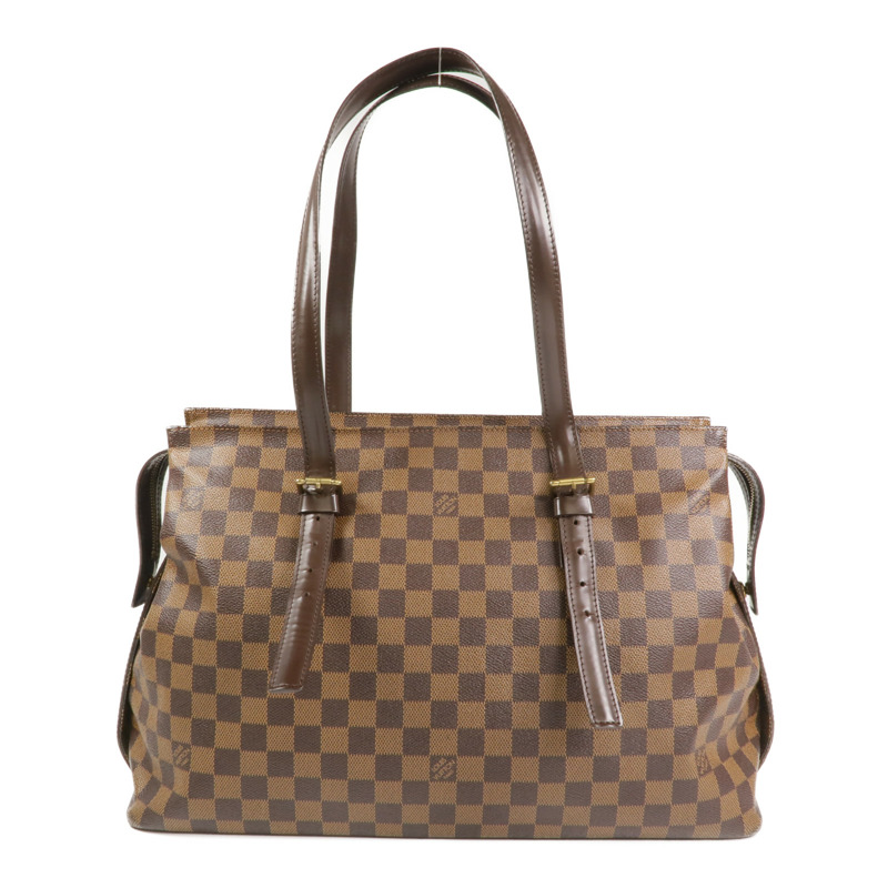 LOUIS VUITTON Damier Chelsea金扣手挽袋/肩背袋-2