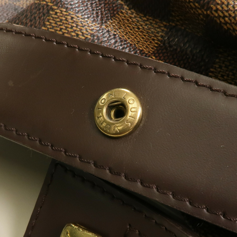 LOUIS VUITTON Damier Chelsea金扣手挽袋/肩背袋-16