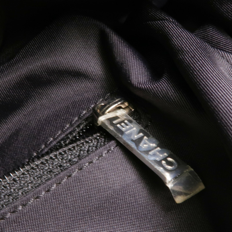 CHANEL 牛皮皮革Tote Bag銀扣手挽袋-9