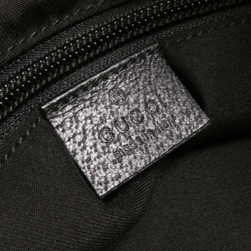 GUCCI 帆布Tote Bag銀扣手挽袋-5