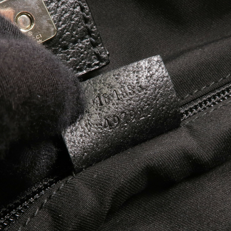 GUCCI 帆布Tote Bag銀扣手挽袋-6