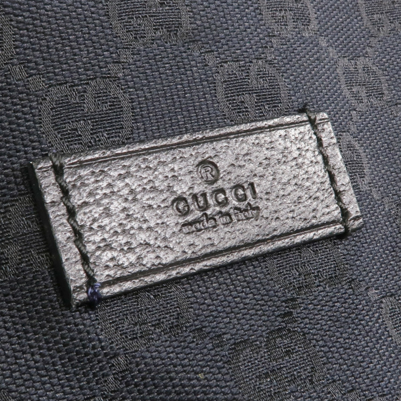 GUCCI 帆布Tote Bag銀扣手挽袋-8