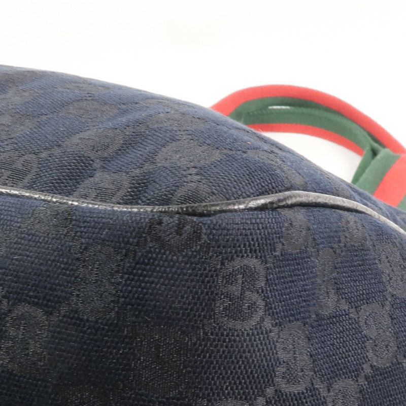 GUCCI 帆布Tote Bag銀扣手挽袋-13