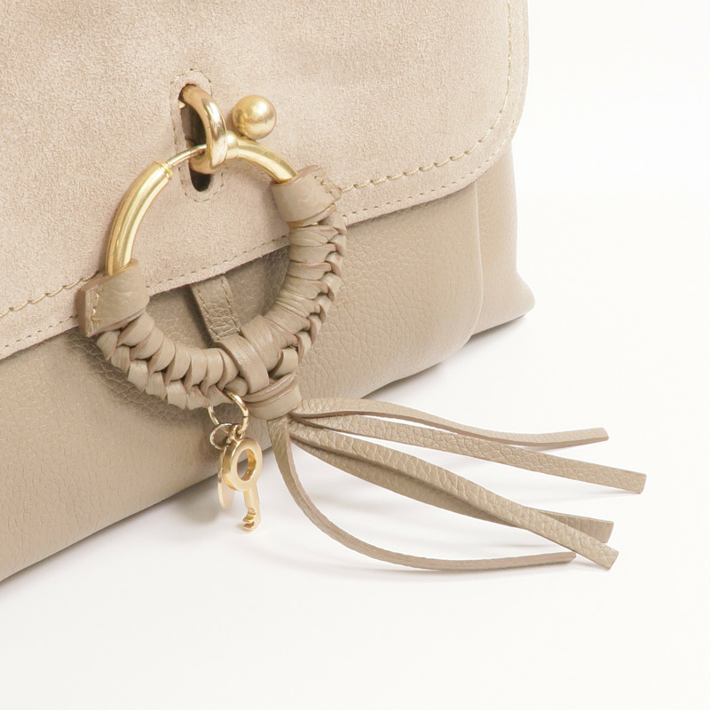 SEE BY CHLOE 牛皮皮革2 Way Shoulder金扣手挽肩背兩用袋-9