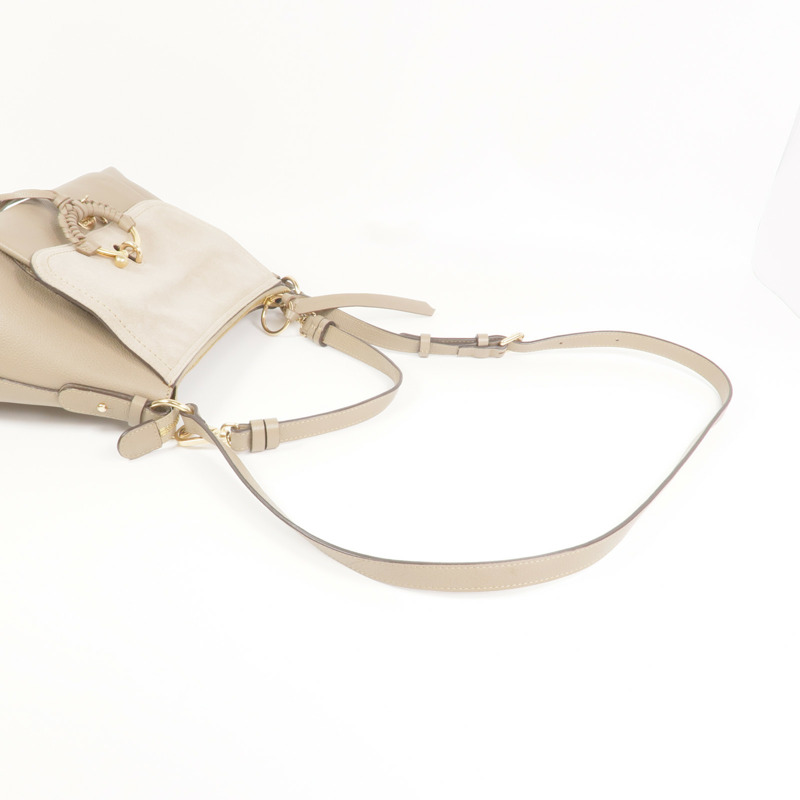 SEE BY CHLOE 牛皮皮革2 Way Shoulder金扣手挽肩背兩用袋-10