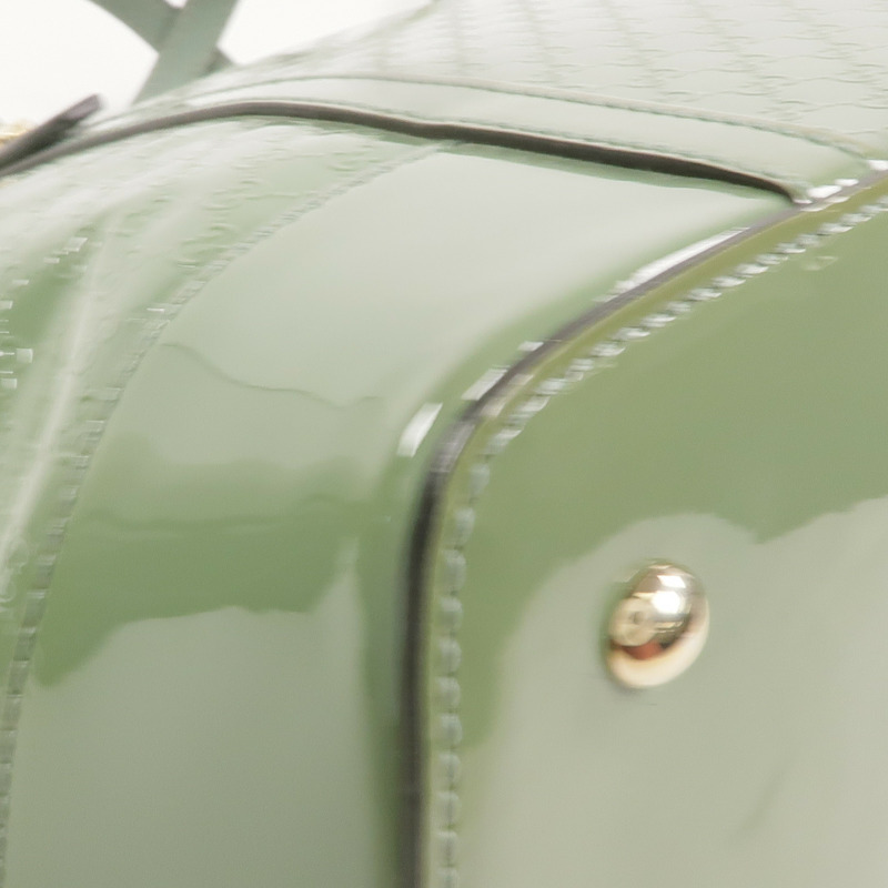 GUCCI 漆皮皮革2 Way Shoulder金扣手挽肩背兩用袋-12