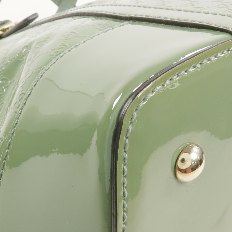 GUCCI 漆皮皮革2 Way Shoulder金扣手挽肩背兩用袋-13