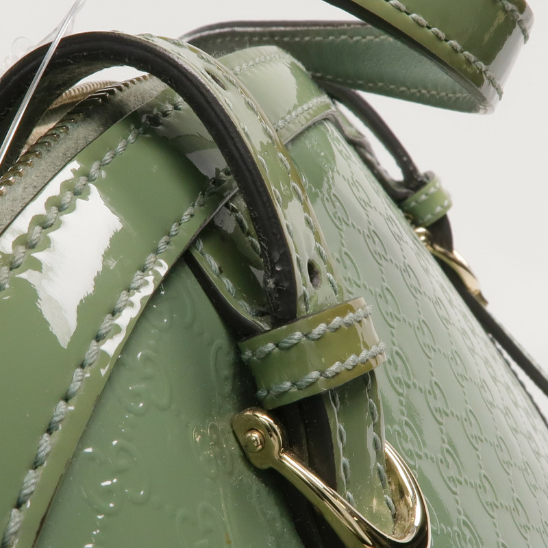 GUCCI 漆皮皮革2 Way Shoulder金扣手挽肩背兩用袋-23