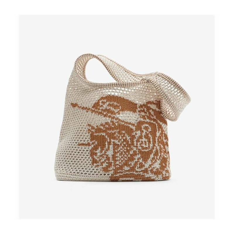 BURBERRY EKD 小型鉤針編織單肩包 81092661-0