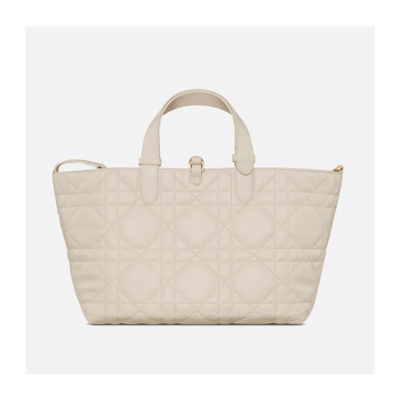 DIOR 中型淺餅乾色手提袋 M2821OSNW-1