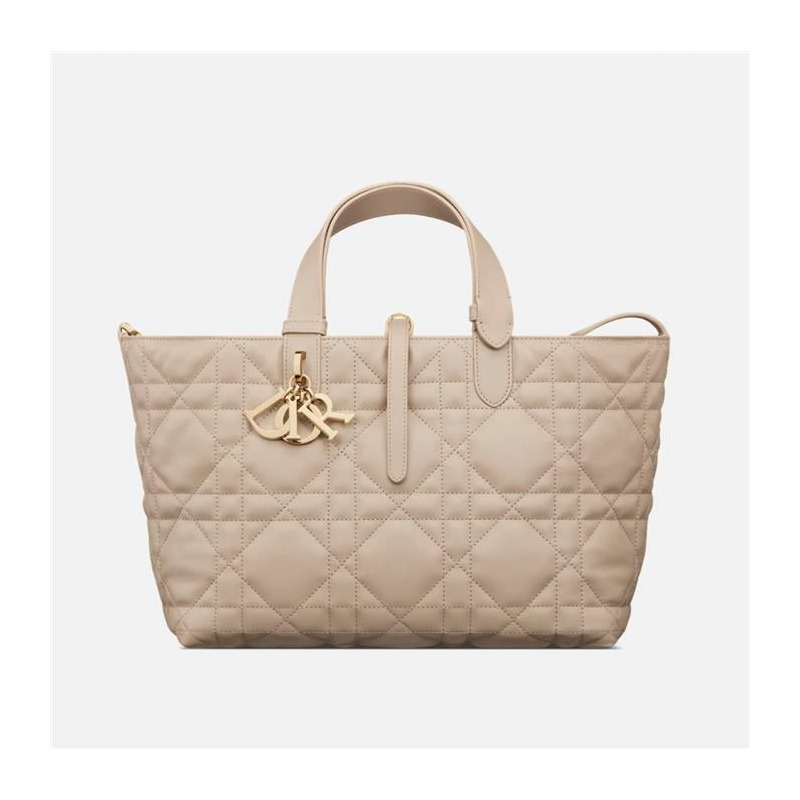 DIOR Tujour 中型手袋 沙漠灰褐色 M2821OSNW-2