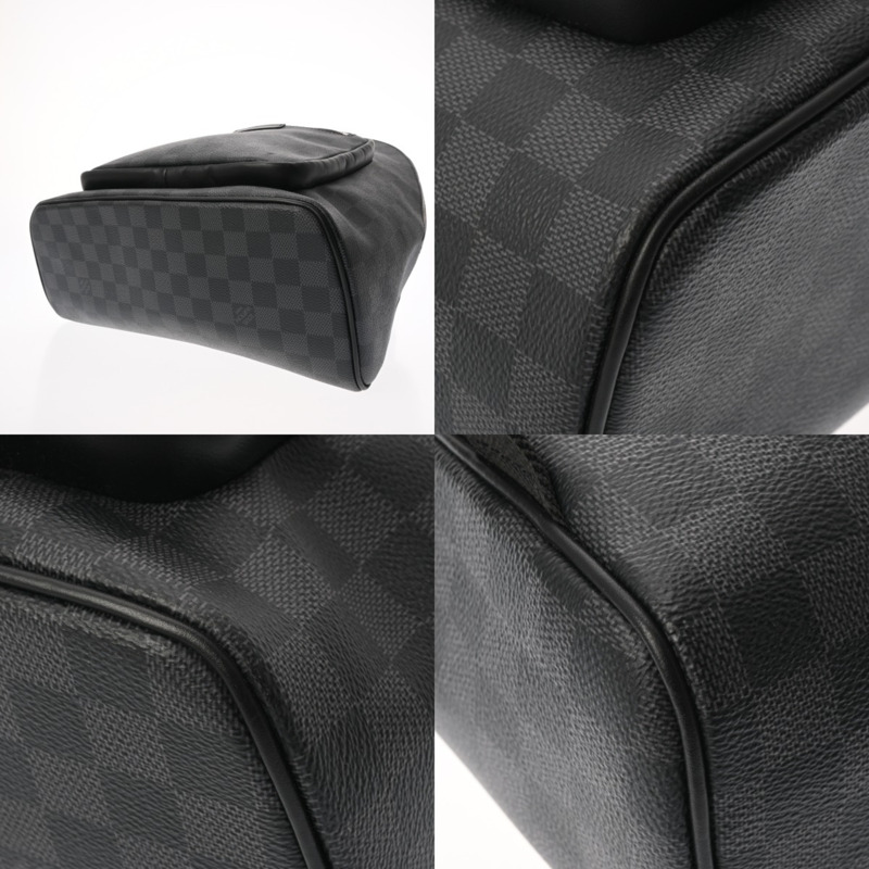 路易威登 Damier Graphite Josh NV 黑色 N40365 男士帆布雙肩包/日用包，A級，二手，Ginzo-7