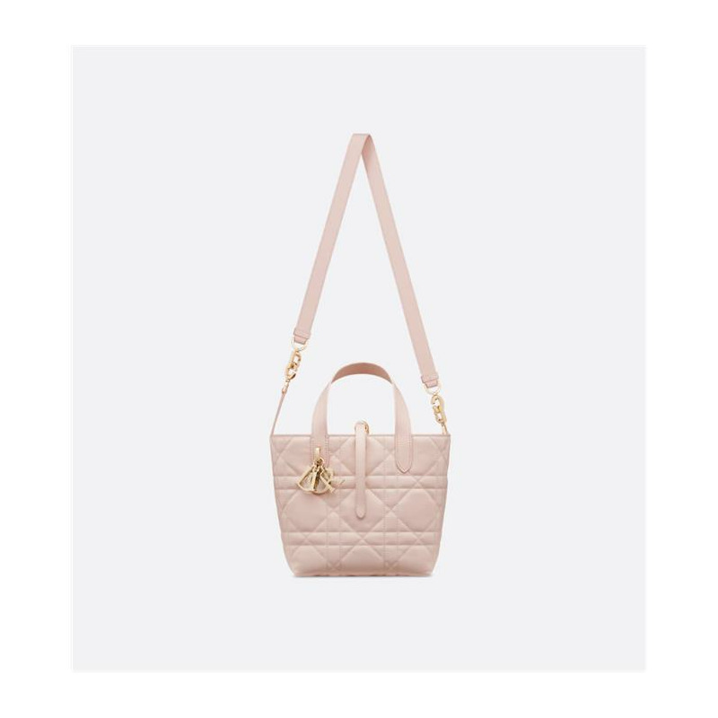 DIOR 手提包 直式款式 小號 粉紅色 M2835OSNW-9