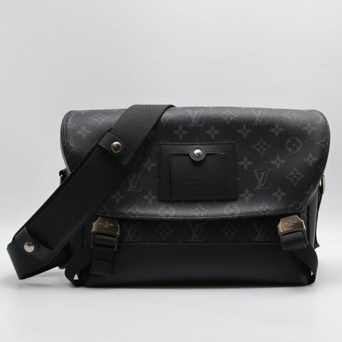 LOUIS VUITTON Voyager郵差包 -  PM灰老花