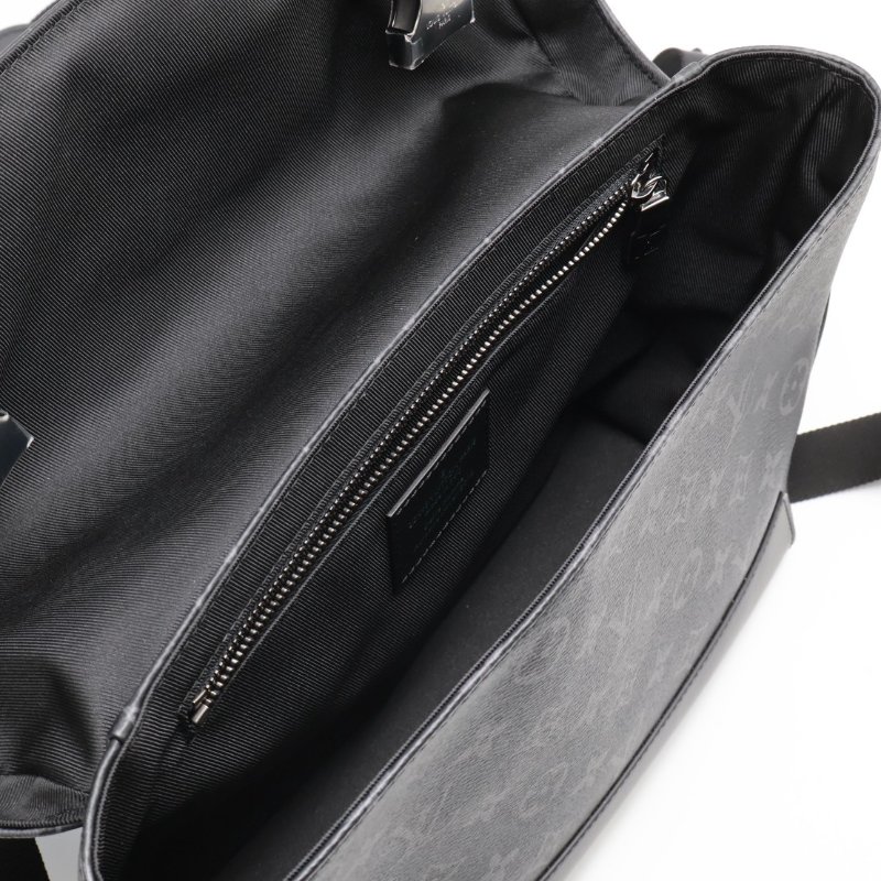 LOUIS VUITTON Voyager郵差包 -  PM灰老花-2