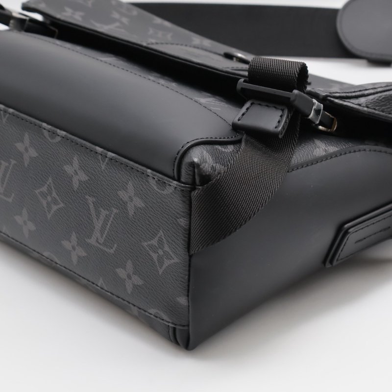 LOUIS VUITTON Voyager郵差包 -  PM灰老花-3