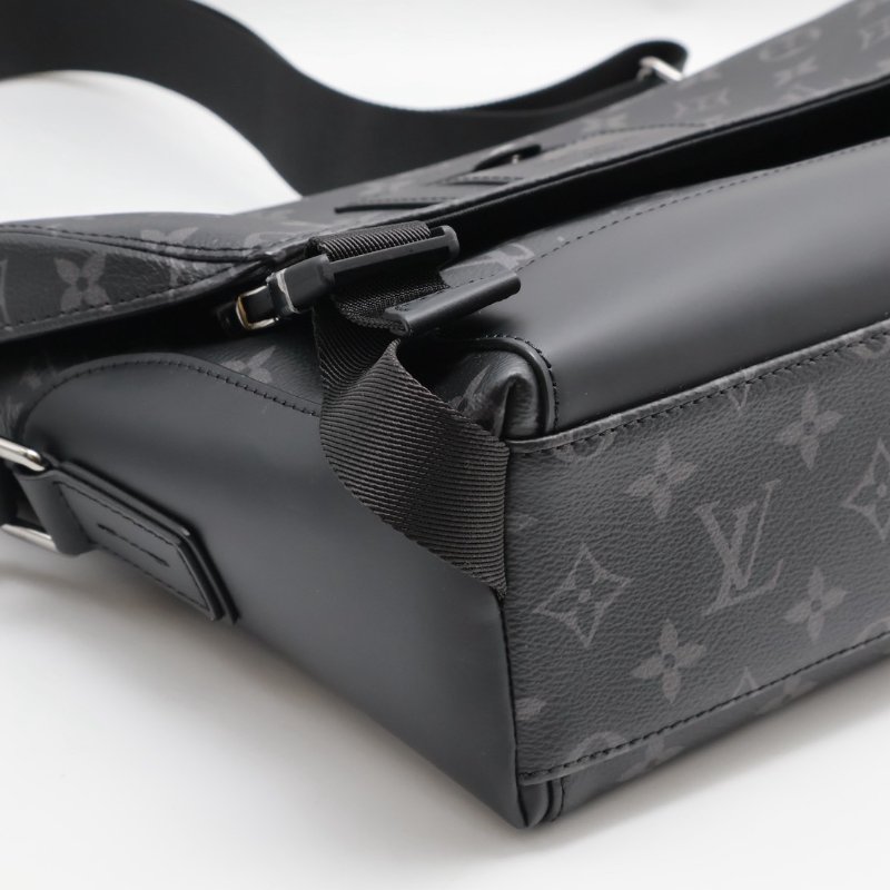 LOUIS VUITTON Voyager郵差包 -  PM灰老花-4