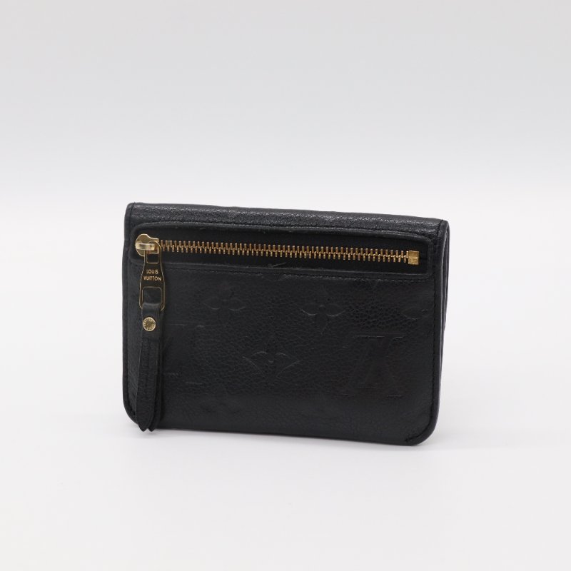 Louis Vuitton 路易威登 Empreinte 黑色 壓紋皮革 鑰匙零錢包-3