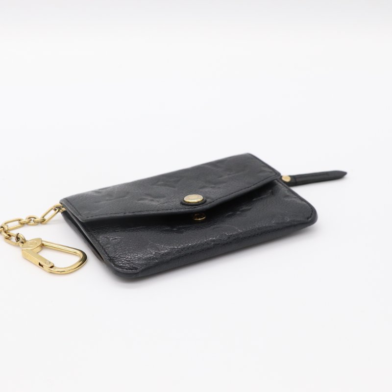 Louis Vuitton 路易威登 Empreinte 黑色 壓紋皮革 鑰匙零錢包-4