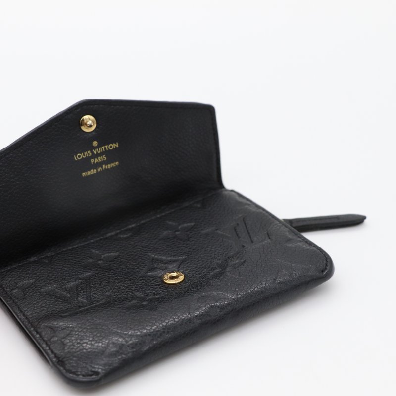 Louis Vuitton 路易威登 Empreinte 黑色 壓紋皮革 鑰匙零錢包-5