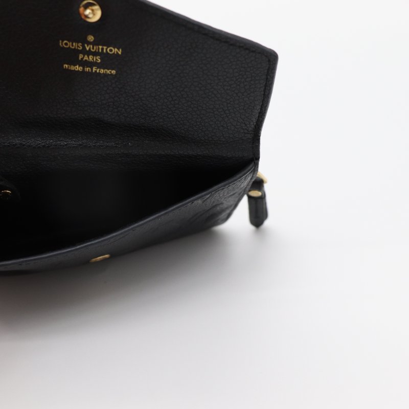 Louis Vuitton 路易威登 Empreinte 黑色 壓紋皮革 鑰匙零錢包-8