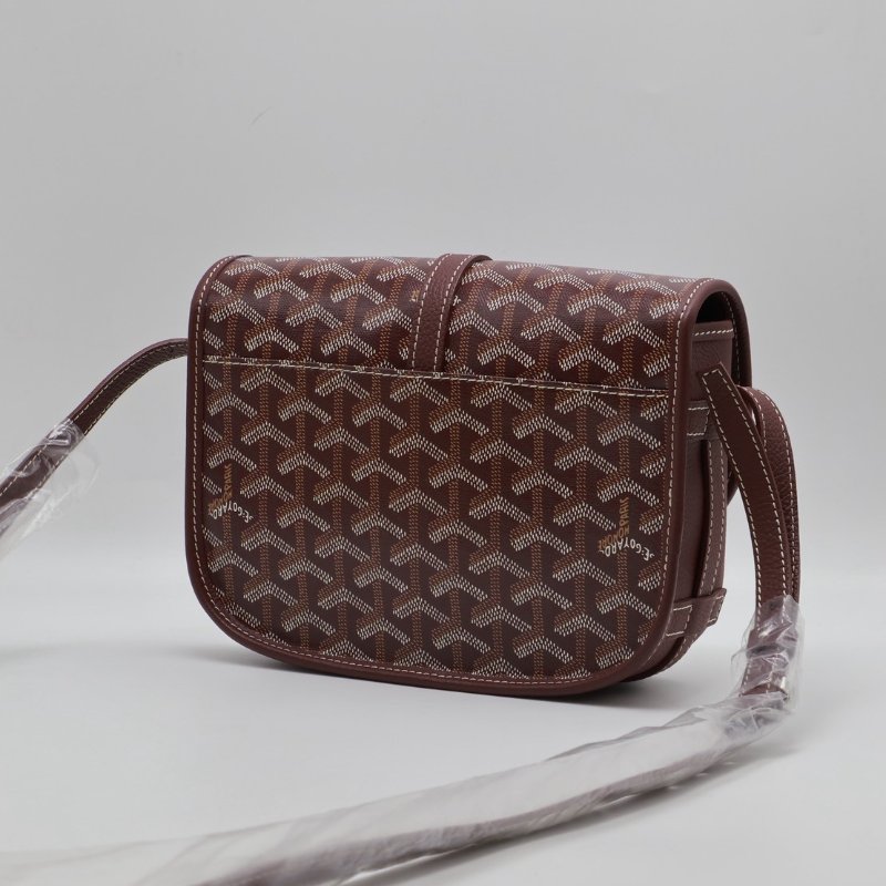 GOYARD Belvedere 郵差包 - 小號酒紅-1