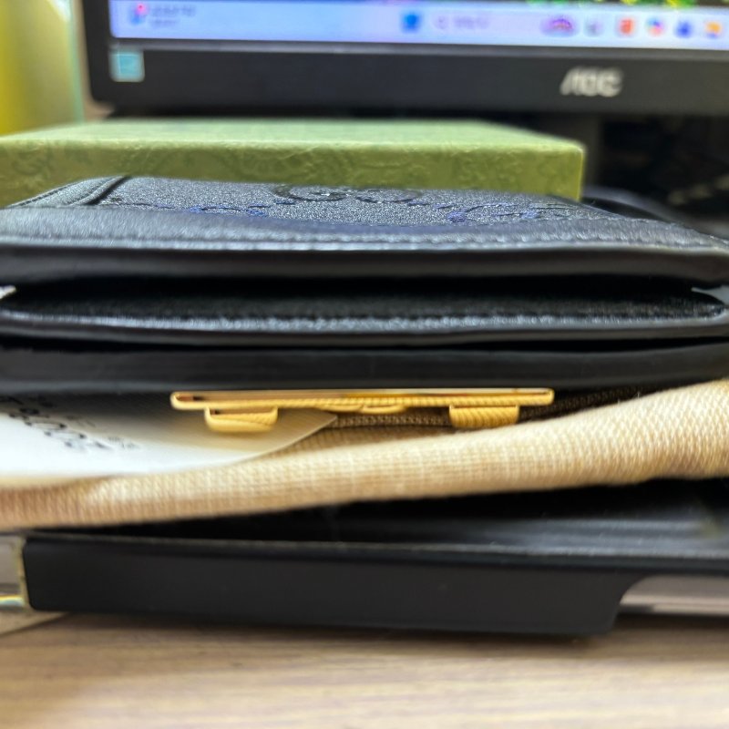 正品GUCCI壓紋短夾-7