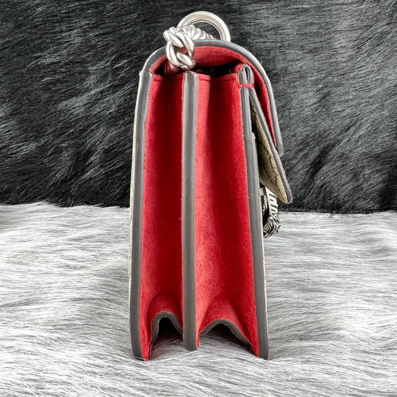 古馳Gucci 酒神 紅色老花 中號-2