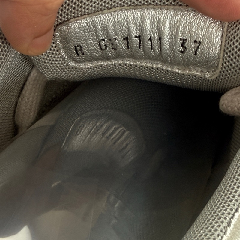 CHANEL/香奈兒 黑銀雙C系帶休閒鞋 37碼 95新-6