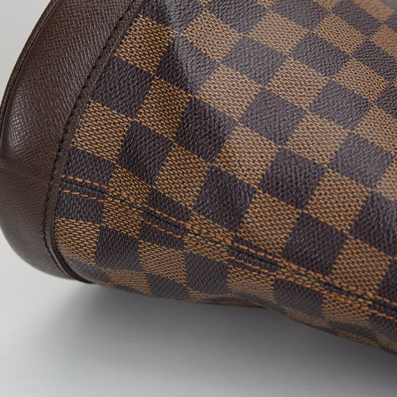 二手Lv vintage 棋盤格水桶包-11