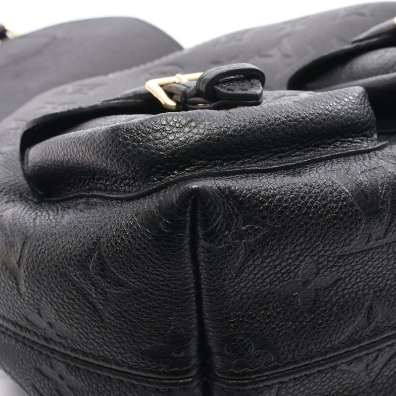 路易威登 Backup Rucksack 雙肩包 M47072 Monogram Empreinte 皮革 黑色-4