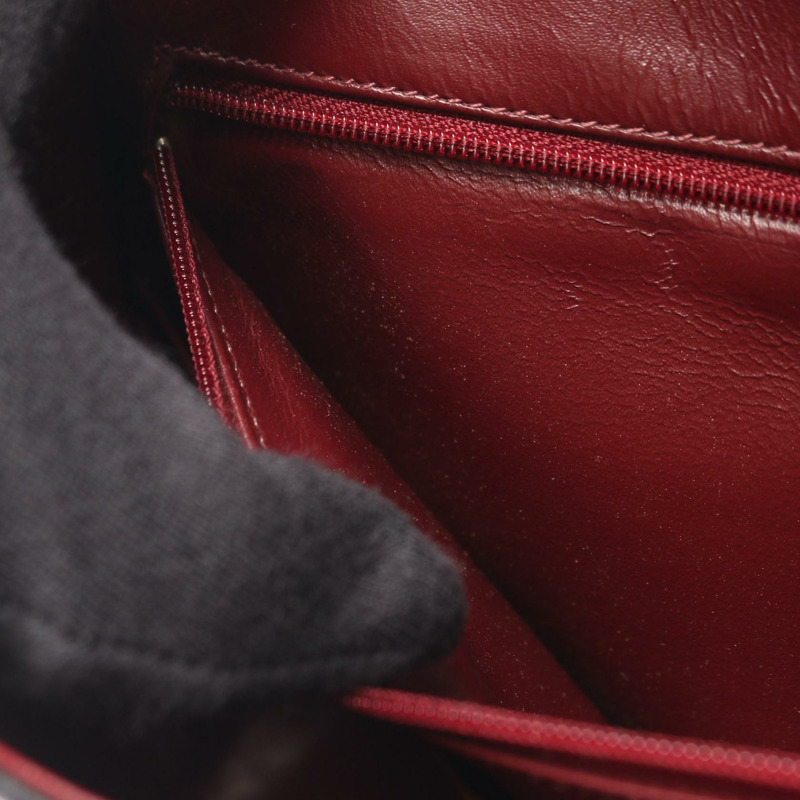 香奈兒 (CHANEL) Matelasse Paris 限量版 W 翻蓋肩背包，羊皮材質，黑色，二手，金色五金-9