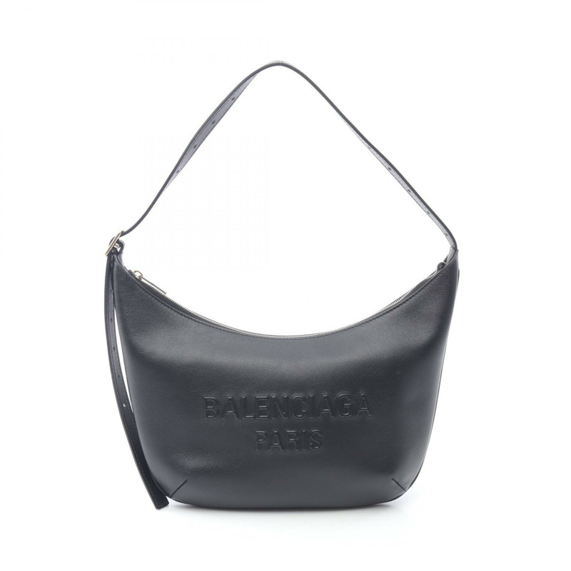 巴黎世家 Mary Kate 單肩包 771733 2AAID 黑色皮革 二手 女士-0