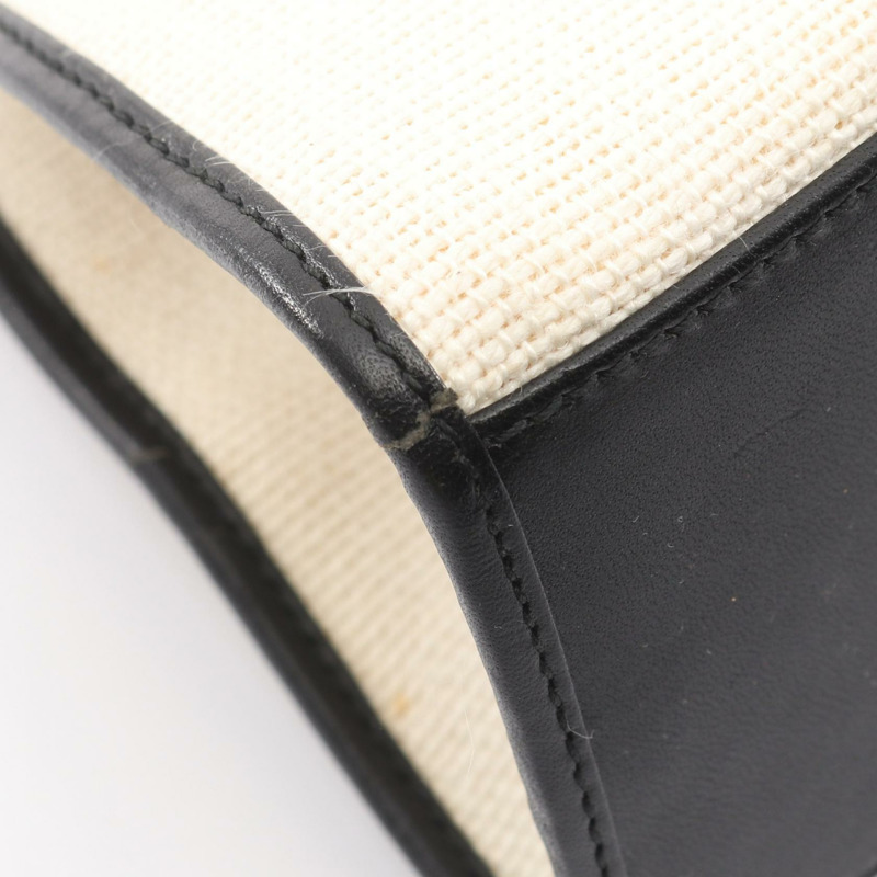 GUCCI Jackie 肩背包 002･1067 帆布皮革 白色 黑色 二手 女士-5