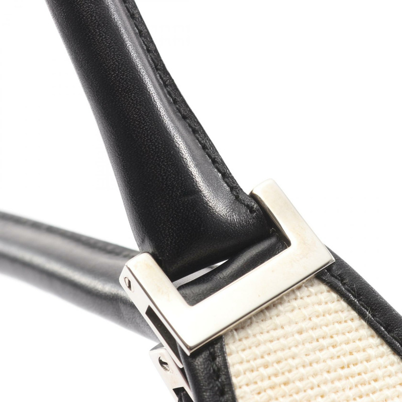 GUCCI Jackie 肩背包 002･1067 帆布皮革 白色 黑色 二手 女士-7