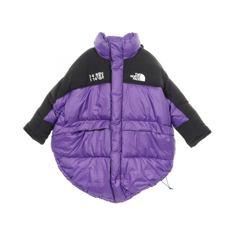 THE NORTH FACE × MM6 Circle Himalayan Parka Down Jacket Nylon Purple #XS Women