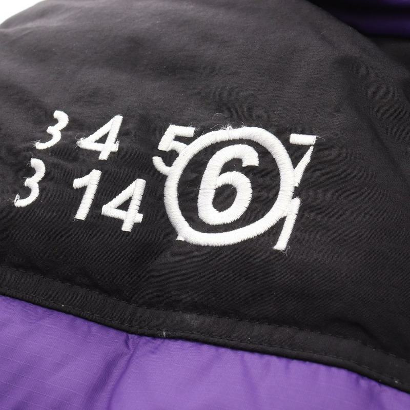 THE NORTH FACE × MM6 Circle Himalayan Parka Down Jacket Nylon Purple #XS Women-10