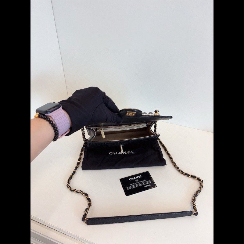 Chanel chain flap bag-6