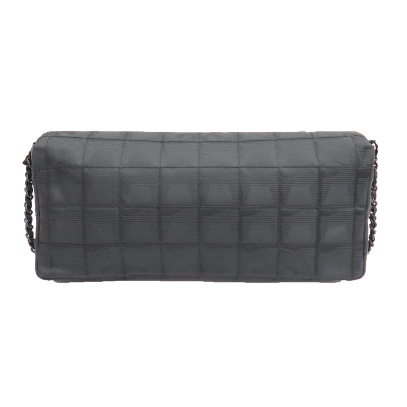 黑色 帆布 East West Travel Line 肩背包 無卡【CHANEL 香奈兒】 A15316-1