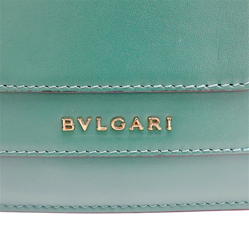 綠色 牛皮 Serpenti Forever 肩背包【BVLGARI 寶格麗】-6