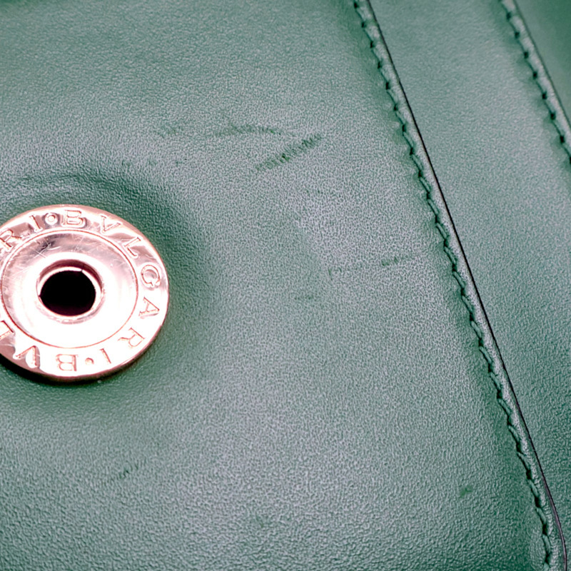 綠色 牛皮 Serpenti Forever 肩背包【BVLGARI 寶格麗】-14