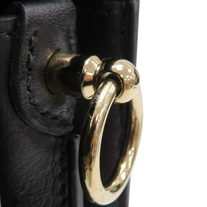 黑色 Evercolor牛皮 Roulis Mini 肩背包 W刻 金釦【HERMES 愛馬仕】 H071205CP89-17