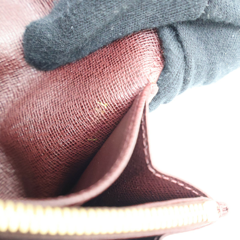 粉色 原花 Idylle帆布 Sarah 扣式 長夾 (有刻字)【LOUIS VUITTON LV 路易威登】 M63008-8