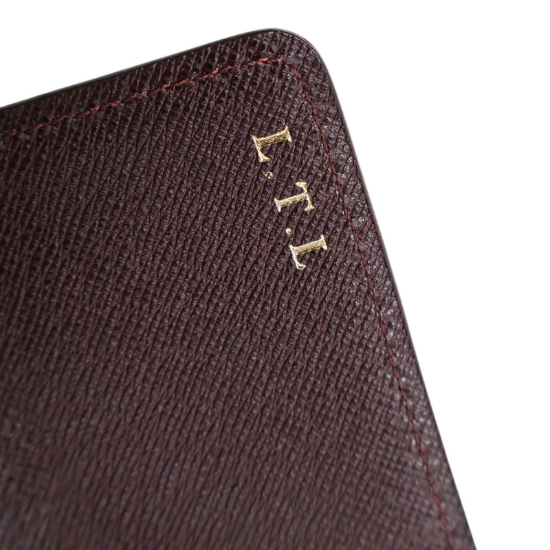 粉色 原花 Idylle帆布 Sarah 扣式 長夾 (有刻字)【LOUIS VUITTON LV 路易威登】 M63008-13