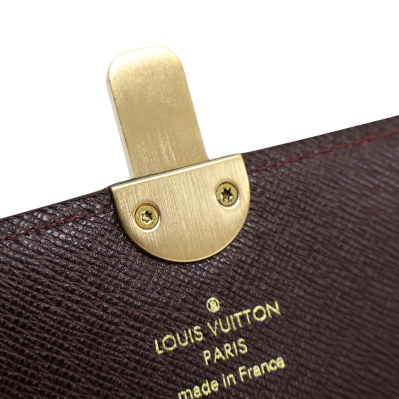 粉色 原花 Idylle帆布 Sarah 扣式 長夾 (有刻字)【LOUIS VUITTON LV 路易威登】 M63008-16