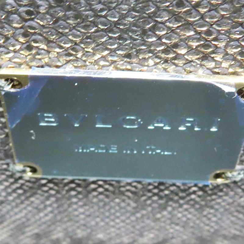 銀色 牛皮 Serpenti Forever 兩用包【BVLGARI 寶格麗】 287942-5
