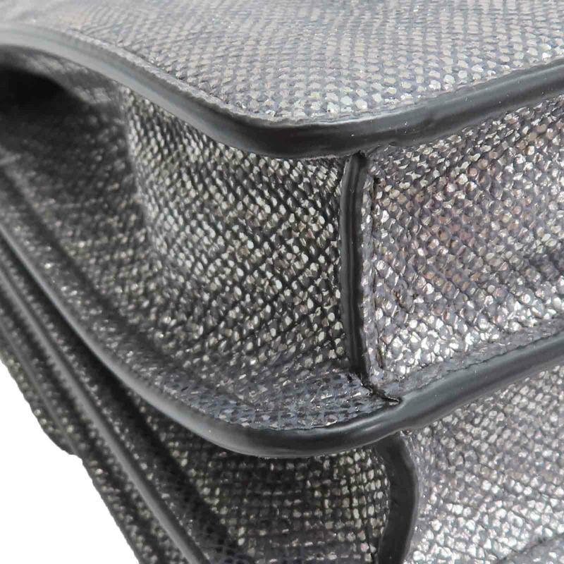 銀色 牛皮 Serpenti Forever 兩用包【BVLGARI 寶格麗】 287942-10